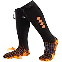 TLICLXY Calcetines Calefactables Recargables Hombre 2 Bateria 5000mAh-calcetines Calefactables Electricos USB Mujer (45…